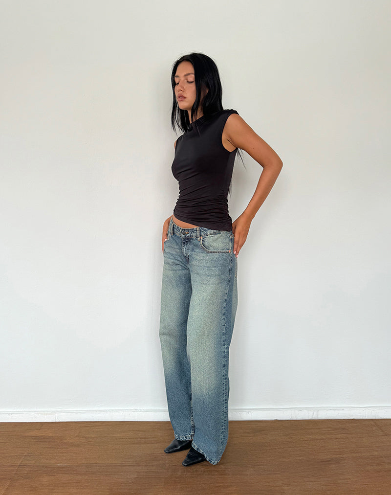 Bild von Yeseo Tank Slinky Top in Schwarz