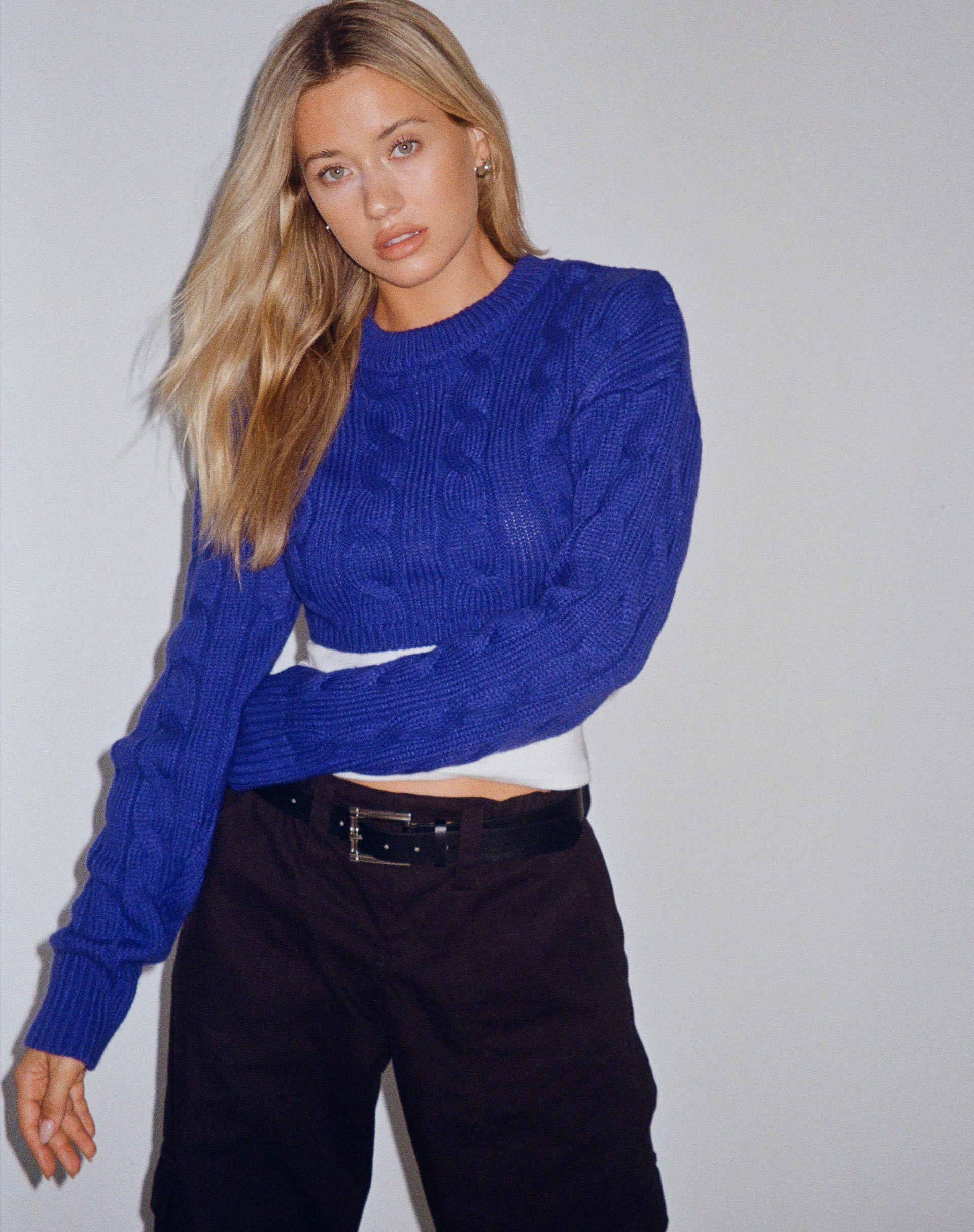 Bild von Yolanda Strickpullover in Kobalt