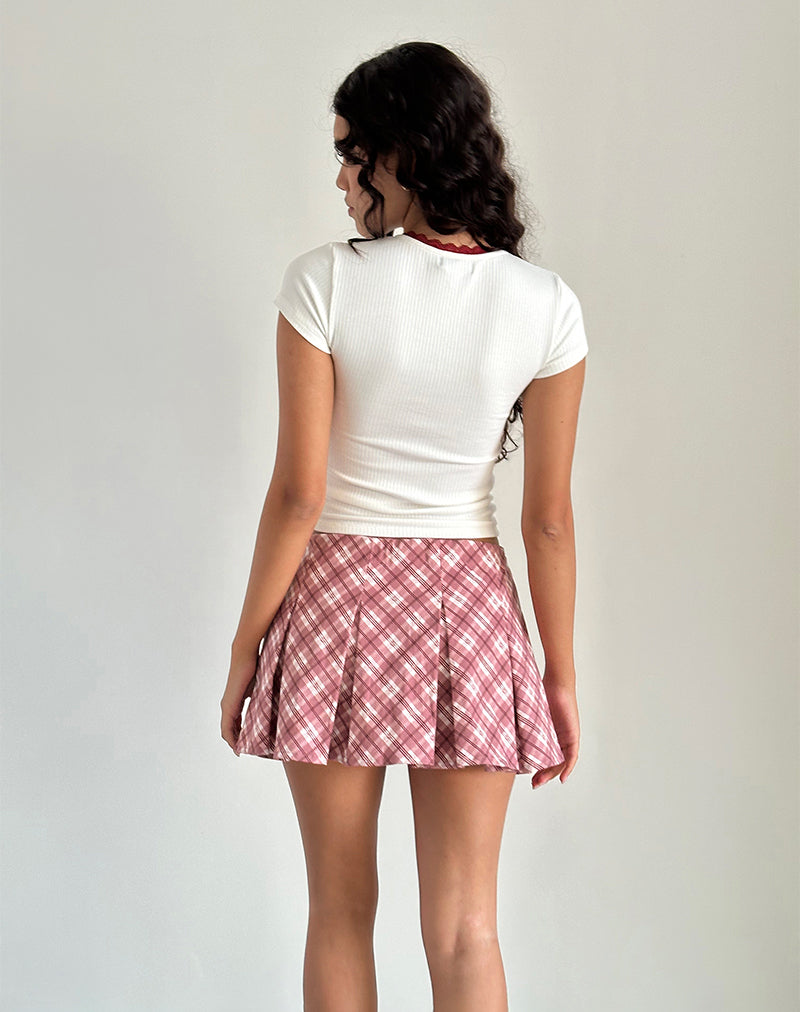 Bild von Zagy Tee in Off White mit Erdbeertopf-Druck
