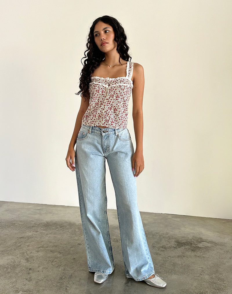 Bild von Zarinata Cami Top in Pretty Ditsy