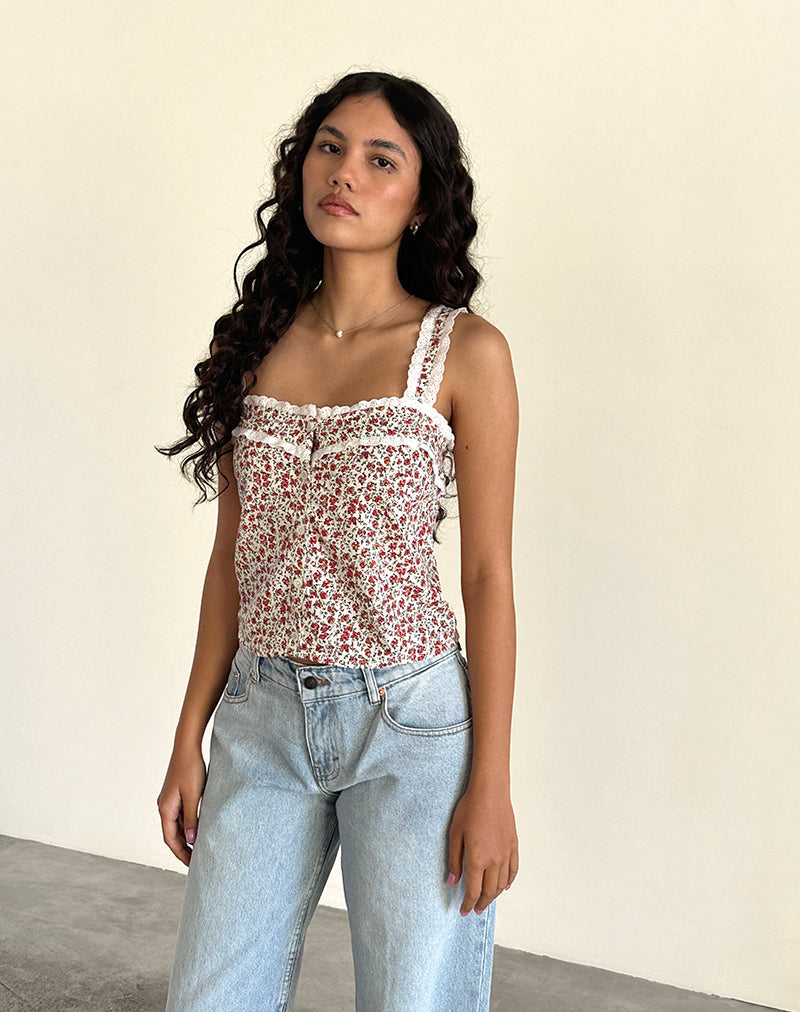 Bild von Zarinata Cami Top in Pretty Ditsy