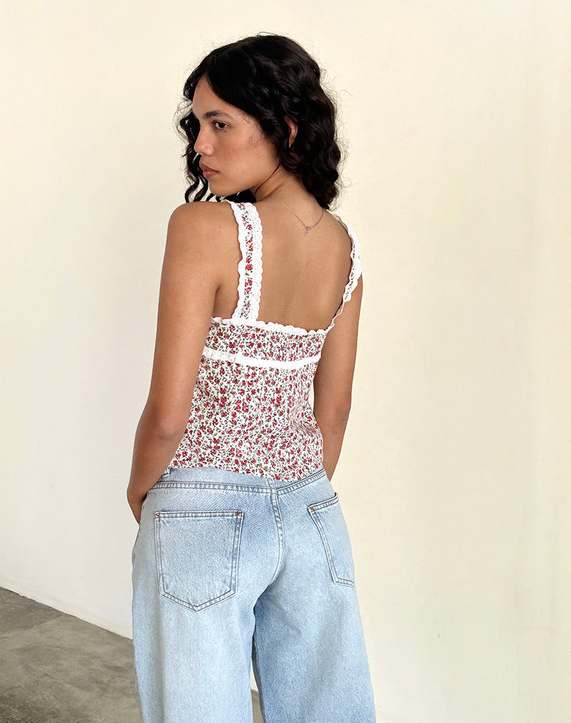 Bild von Zarinata Cami Top in Pretty Ditsy