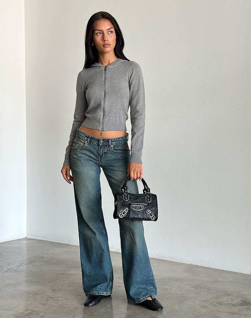 Zella Strickjacke in Grau