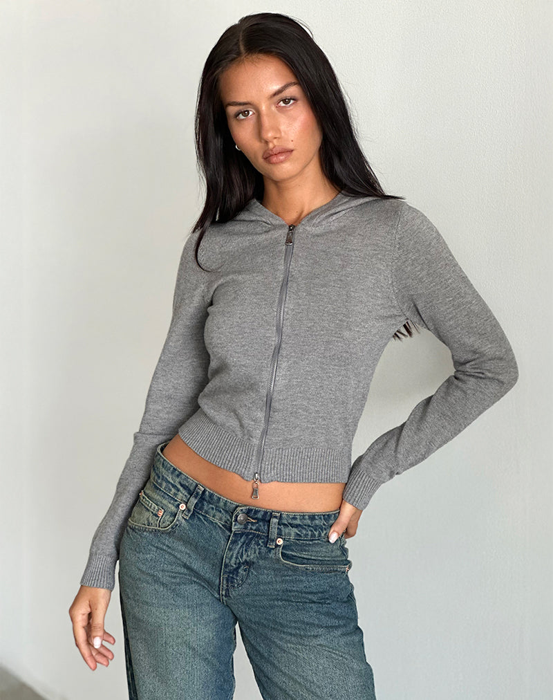 Zella Strickjacke in Grau