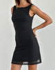 Image of Zerrin Minikleid aus strukturierter Spitze Schwarz