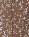 Botanikerflock dunkel taupe