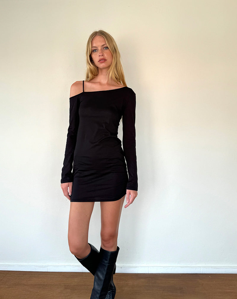 Zylene Minikleid in Schwarz