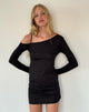 Image von Zylene Minikleid in Schwarz