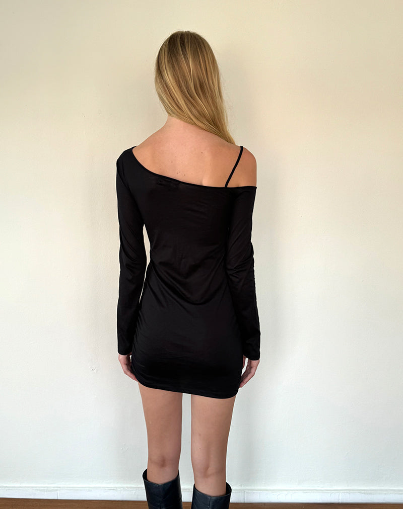 Image von Zylene Minikleid in Schwarz