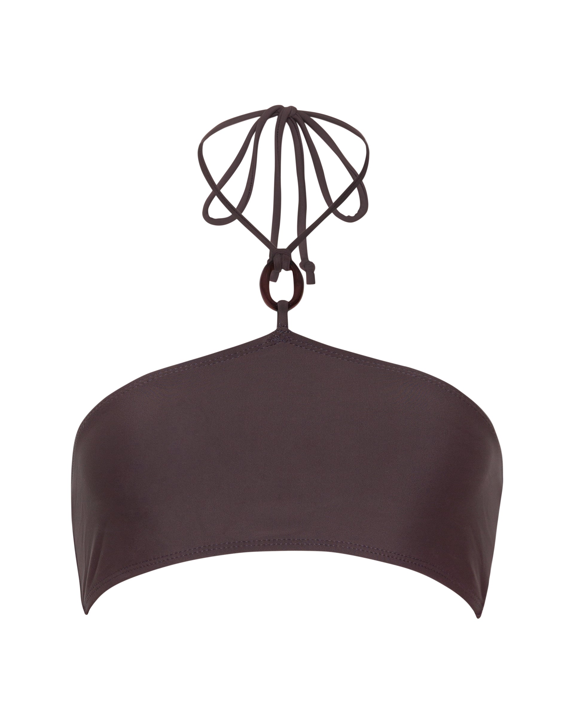 Bild von Zymo Beaded Bikini Top in Coffee