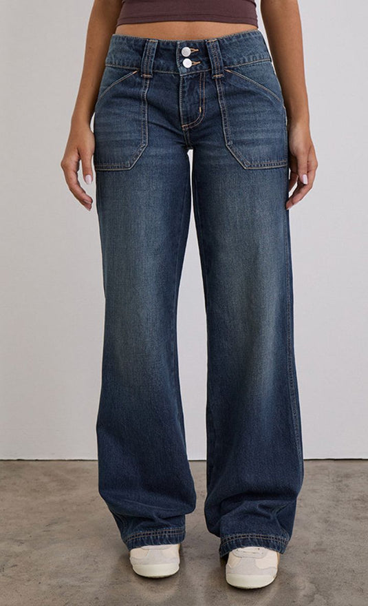 Entspannter Cargo mit niedrigem Rise