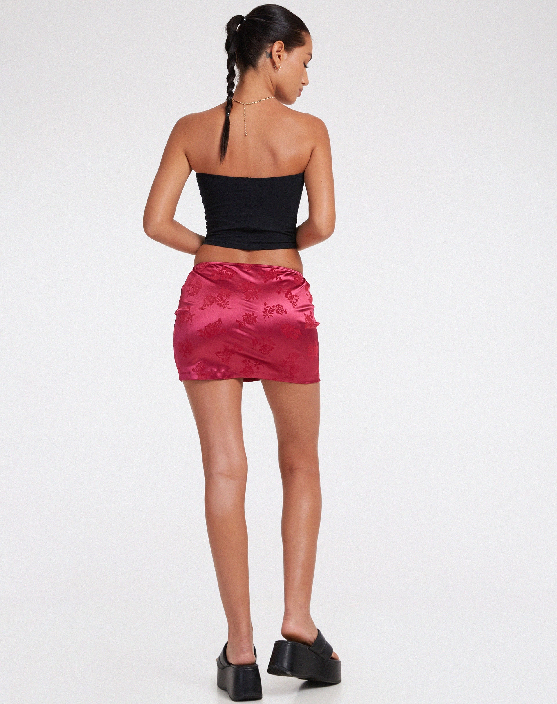 Abbildung von Guida Minirock in Rose Flock Magenta