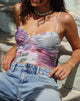 Bild von Kikan Abgeschnittenes Netz-Cami in abstraktem Scrapbook