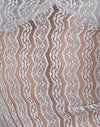 Spitze Mesh Silber Grau
