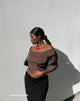 Bild von Palita Slinky Bardot Top in Peppercorn