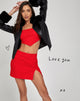 Pelma Minirock in Tailoring Rot