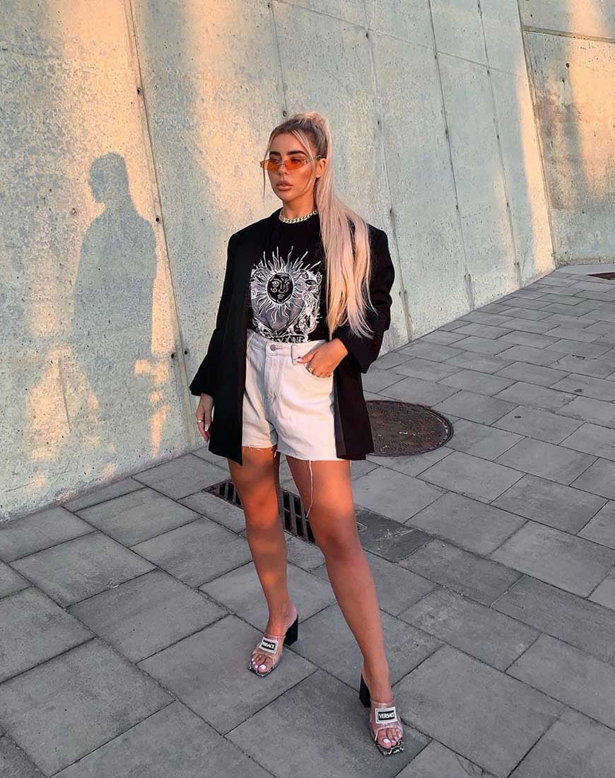 Sunny Kiss Tee in Schwarz All of My bones
