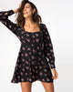 Image of Cassa Kleid in Sohey Rose Schwarz