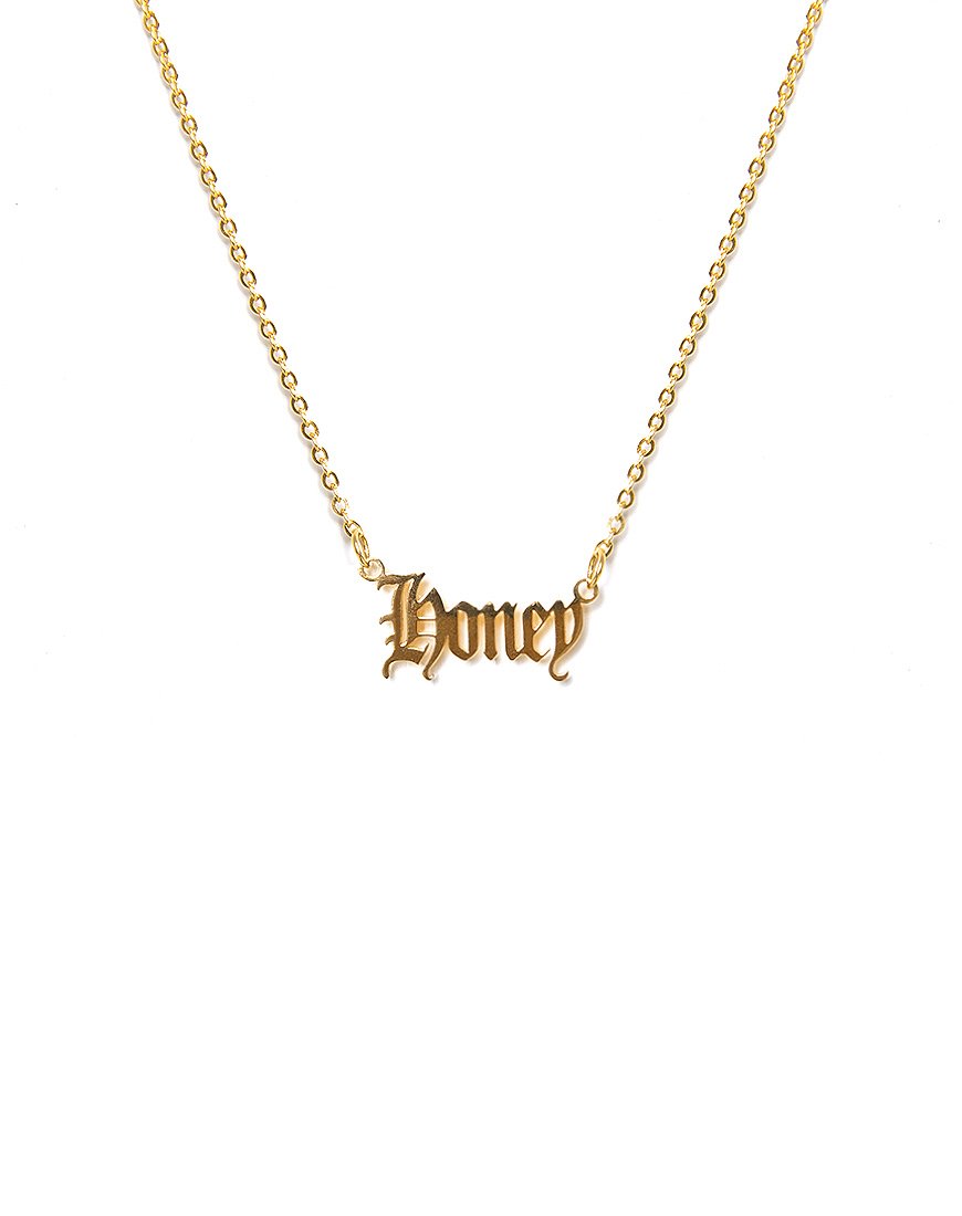 Bild der Halskette in "Honey" Gold