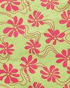 Grün Strandig Floral