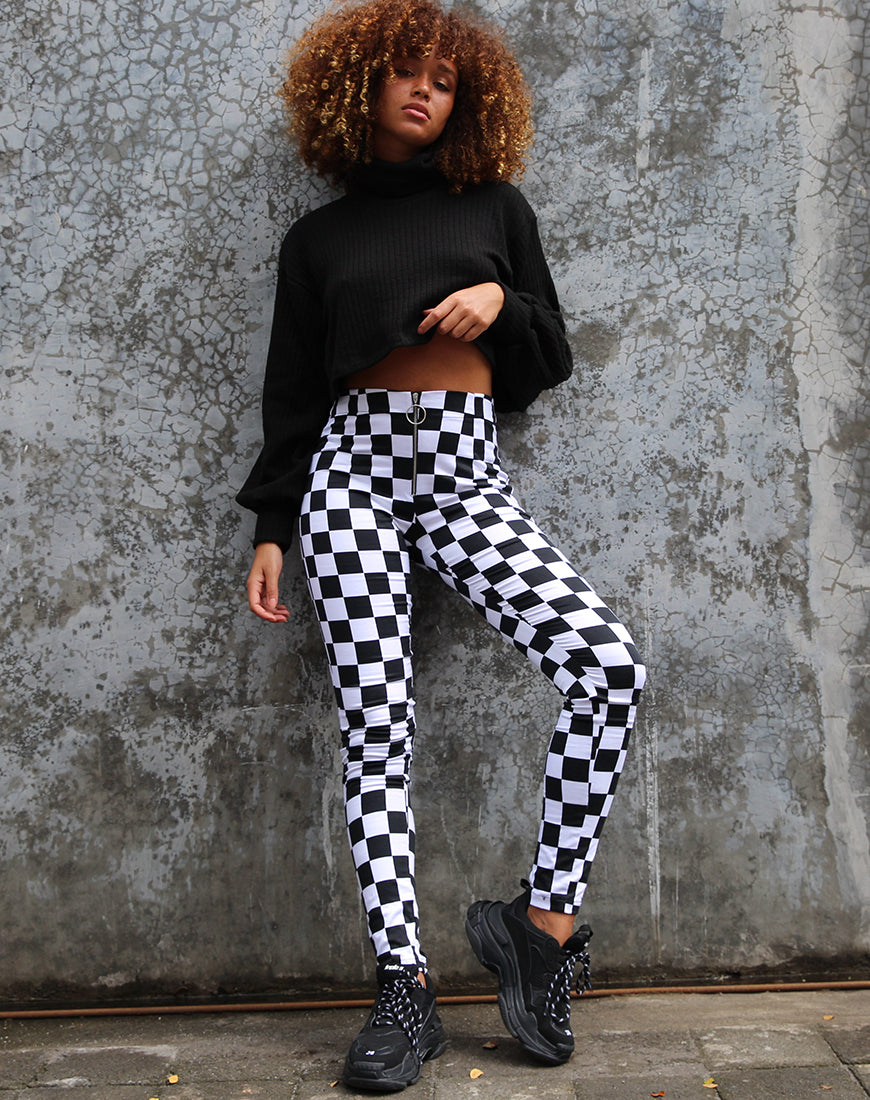 Bild von Jolim Trouser in Checker Board Medium S/W