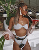 Image of Nima Bikini-Oberteil aus Crinkle Rib Weiß