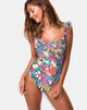 Image of Valentina Badeanzug in Abstract Floral