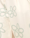 Schneidern Graffiti Blume Creme