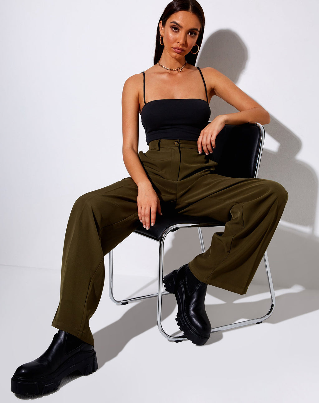 Abba-Hose in Khaki