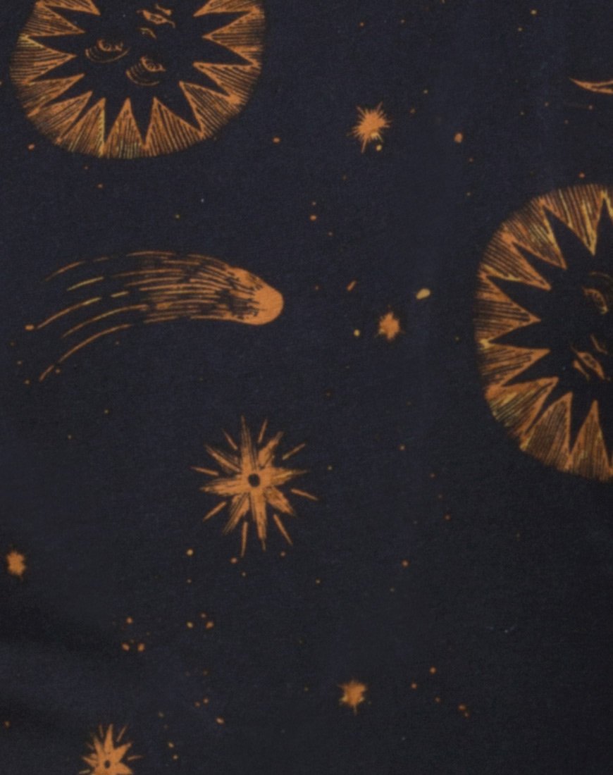 Bild von Acro Unitard in Celestial Black