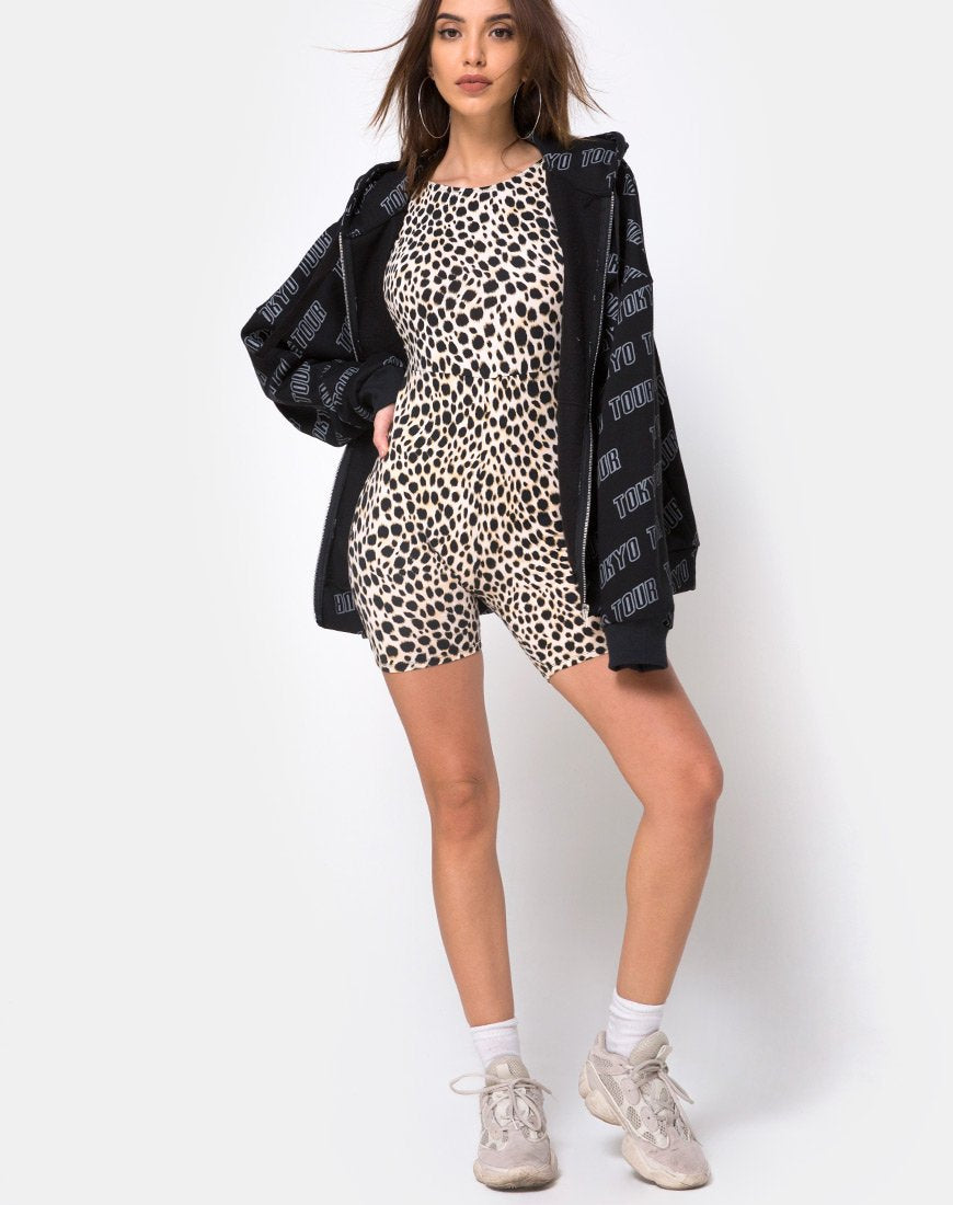 Bild von Acro Unitard in Cheetah