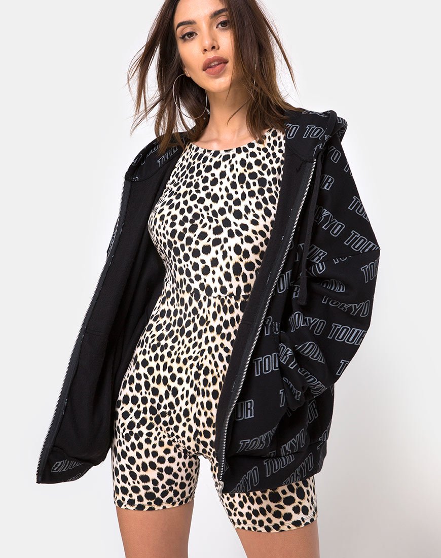 Bild von Acro Unitard in Cheetah