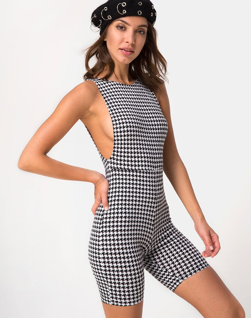 Bild von Acro Unitard in Dogtooth