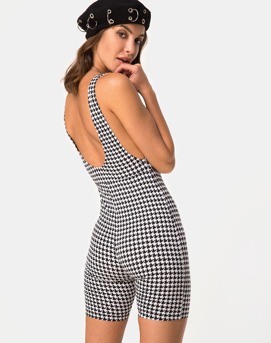 Bild von Acro Unitard in Dogtooth