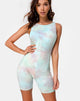Bild von Acro Unitard in Pastell Tie Dye