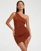 Bild von Aderai Mini Dress in Coffee Bean