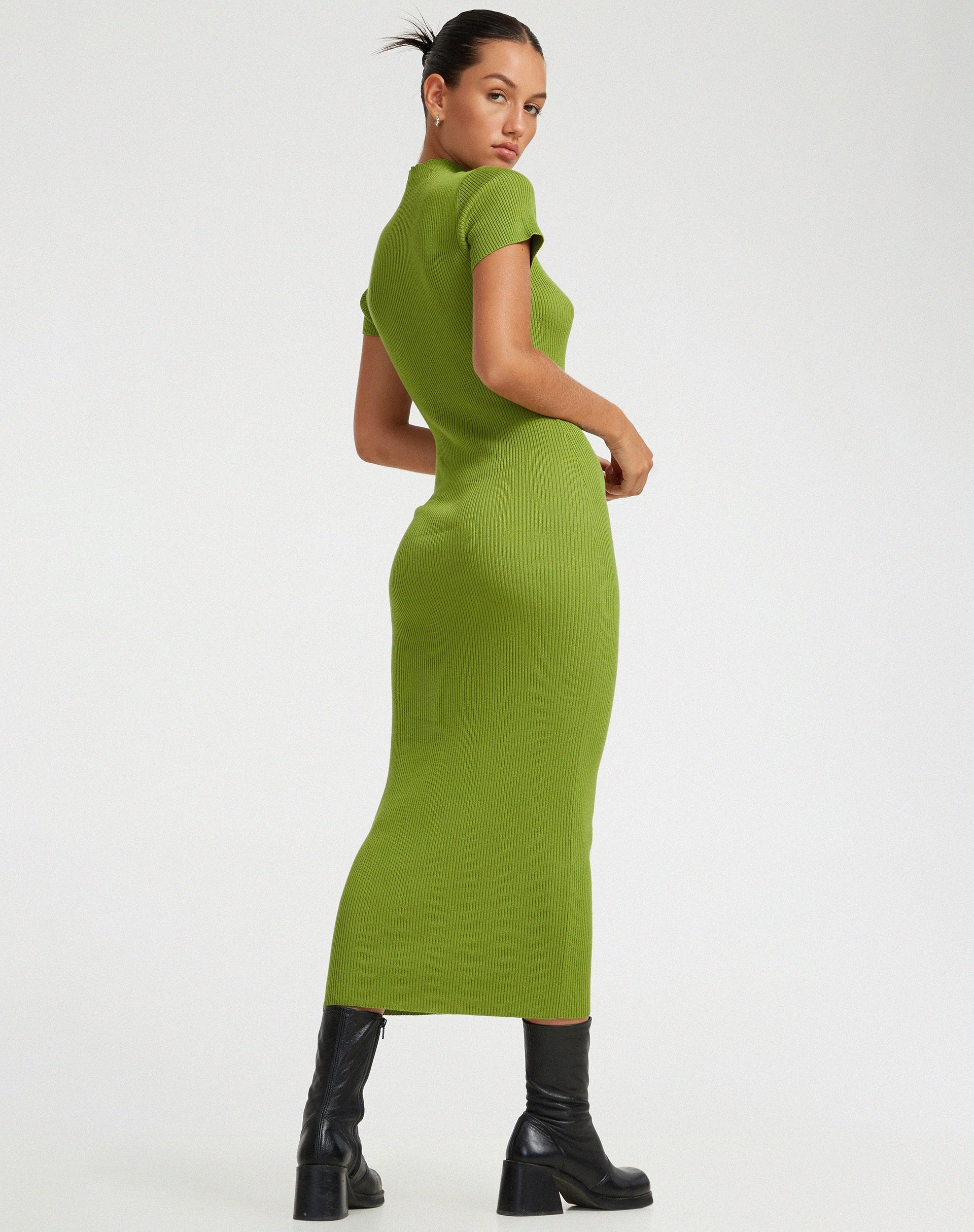 Abbildung von Afiqah Maxikleid in Golden Lime