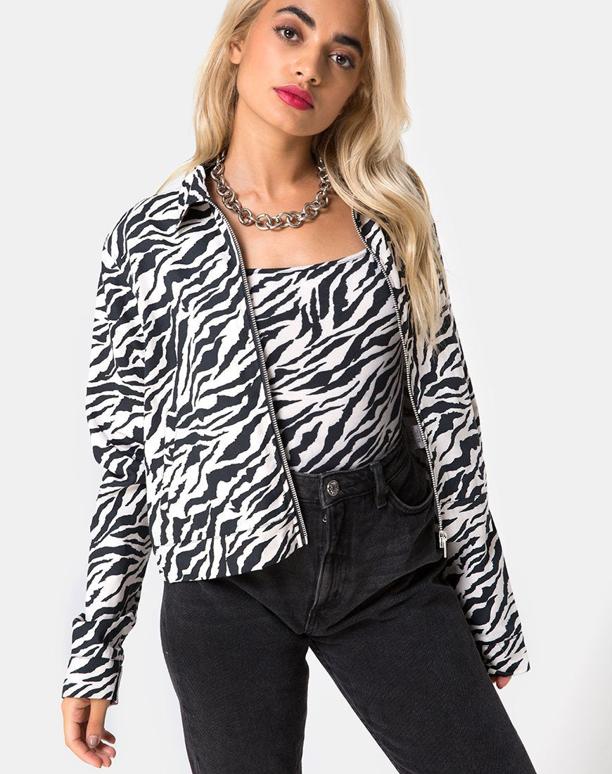 Bild von Agatha Jacke in 90s Zebra