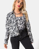 Bild von Agatha Jacke in 90s Zebra