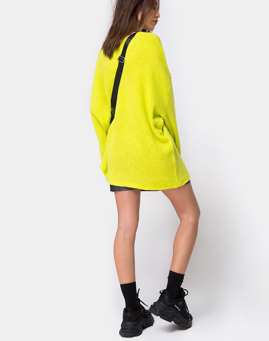 Image of Ajie Oversize-Pullover in Limette
