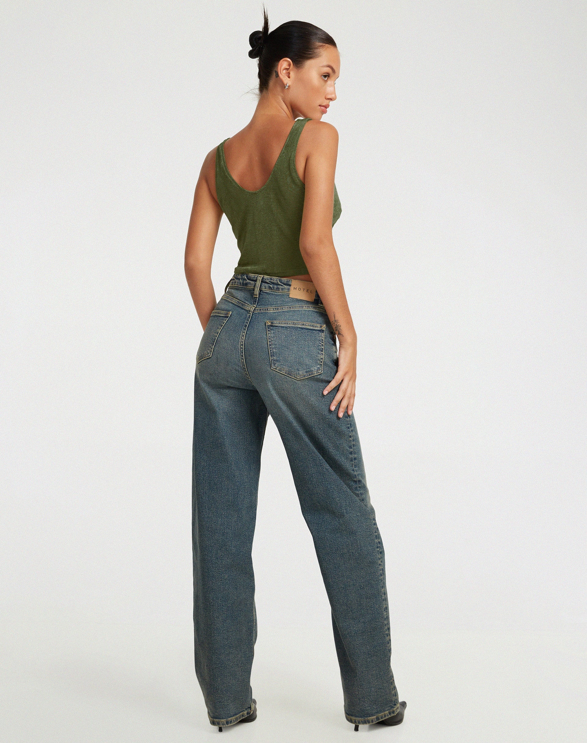Bild von Masayo Crop Top in Khaki