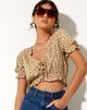 Bild von Aley Crop Top in Washed Ditsy