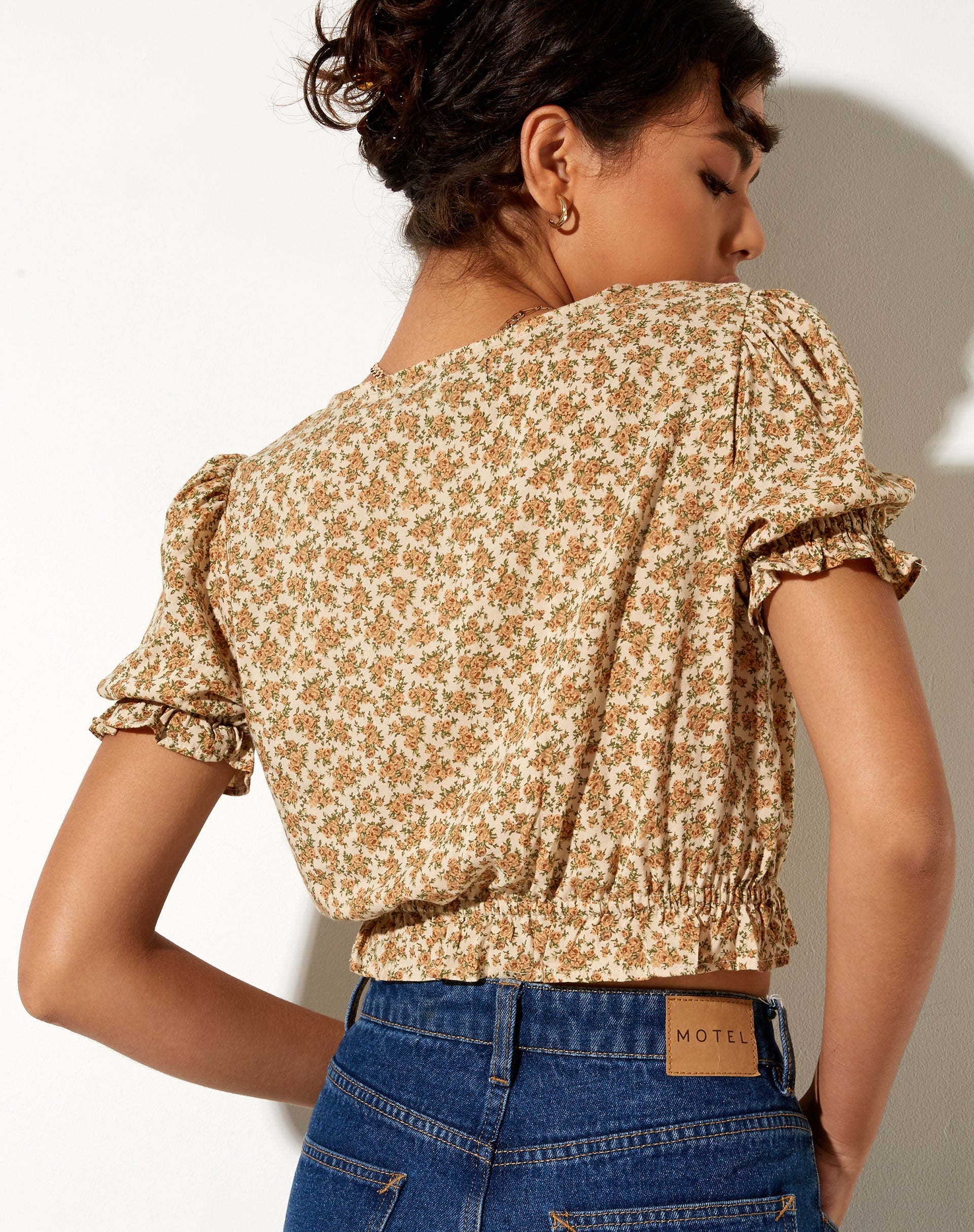 Bild von Aley Crop Top in Washed Ditsy
