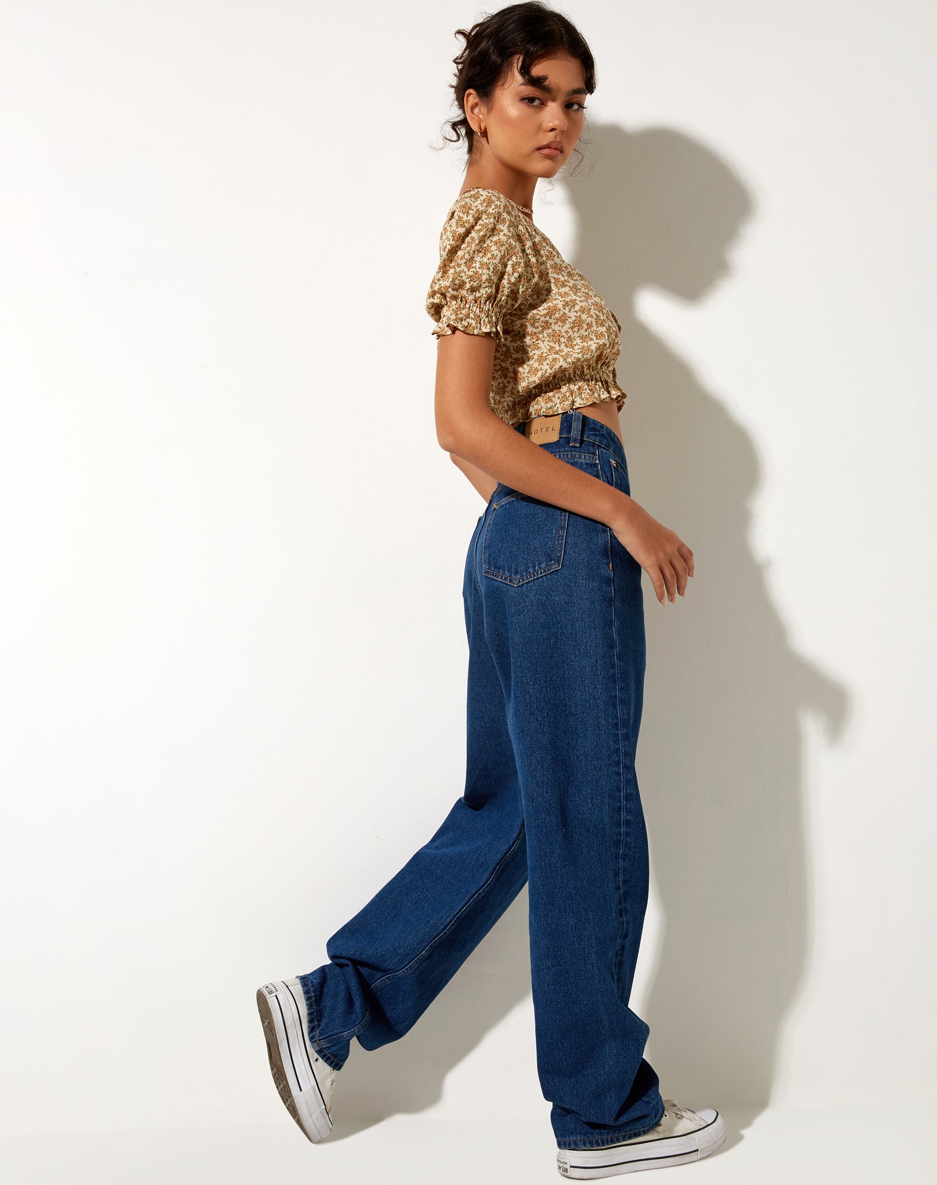 Bild von Aley Crop Top in Washed Ditsy