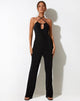 IMAGE OF Alison Jumpsuit aus Krepp Schwarz