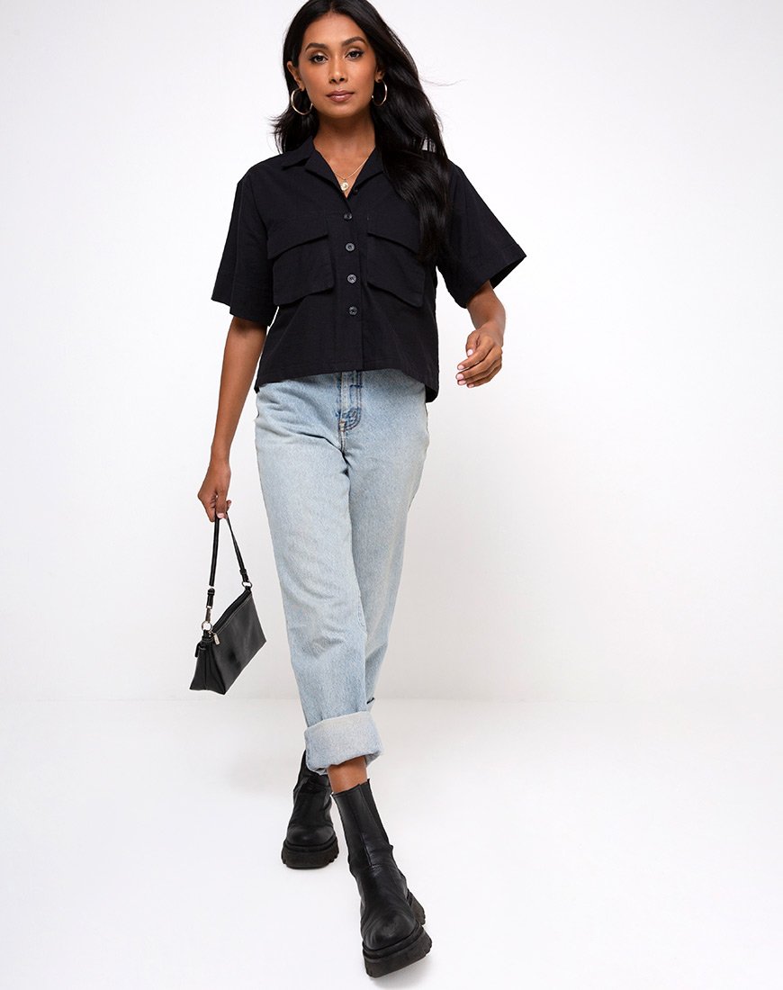 Image of Alka Ultility Shirt in Schwarz