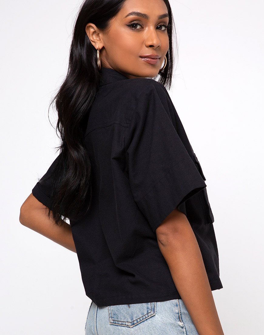 Alka Ultility Shirt in Schwarz
