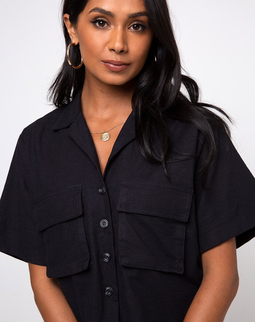 Image of Alka Ultility Shirt in Schwarz