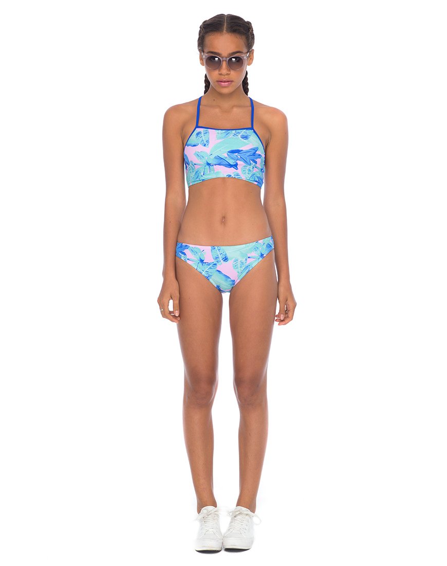 Mandel-Bikinioberteil in Palm Glitch