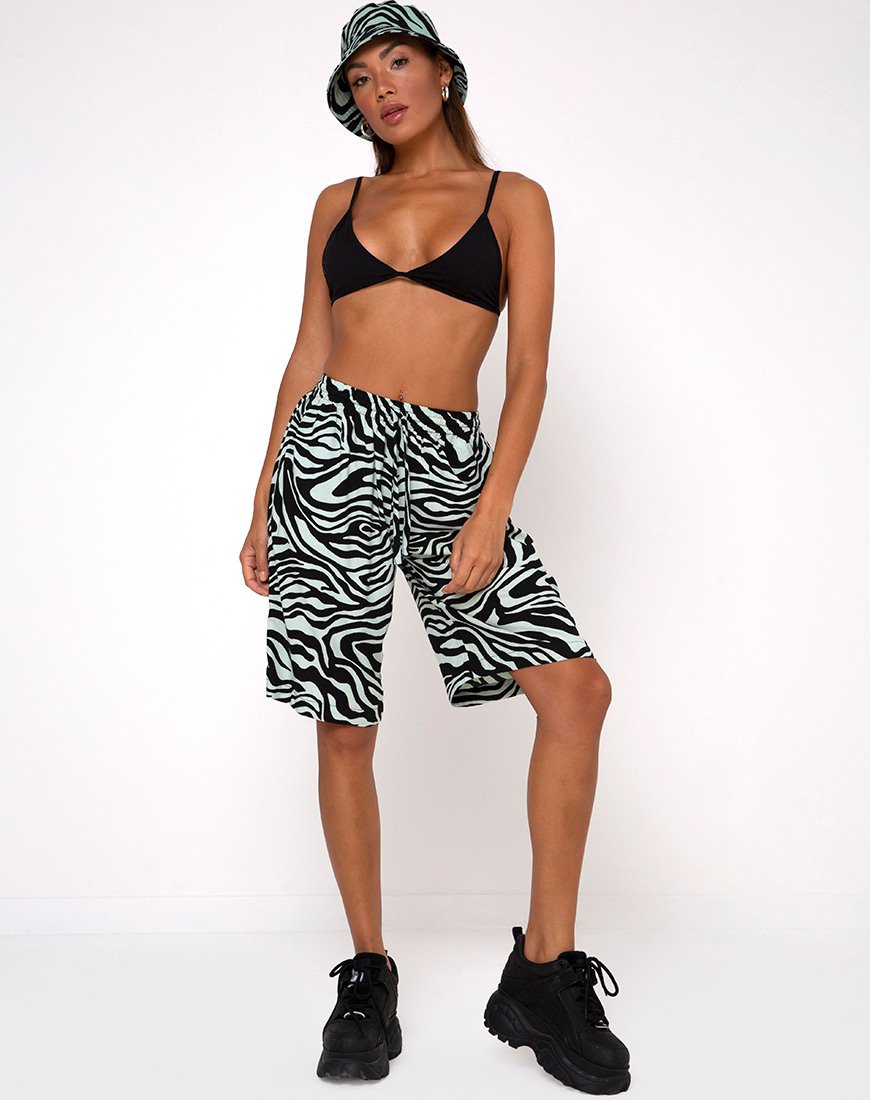 Bild von Alvaro Short in Wavey Zebra Mint